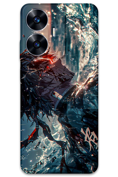 Realme C55 Uyumlu Anime Desenli Telefon Kılıfı + Ekran Koruyucu - 5749