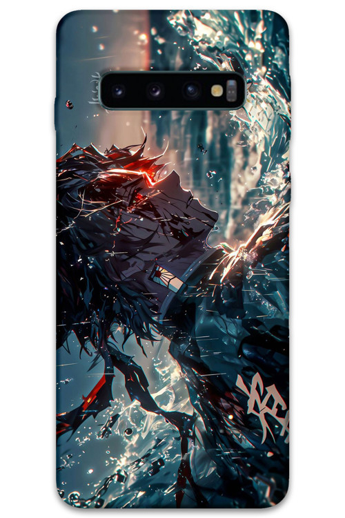 Galaxy S10 Plus Uyumlu Anime Desenli Telefon Kılıfı + Ekran Koruyucu - 5749