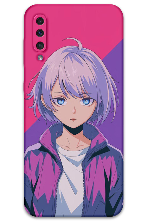 Galaxy A70 Uyumlu Anime Desenli Telefon Kılıfı + Ekran Koruyucu - 5742