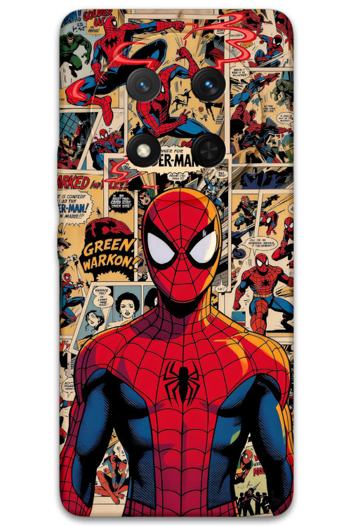 Honor Magic 7 Lite Uyumlu Spiderman Desenli Telefon Kılıfı + Ekran Koruyucu - 5934