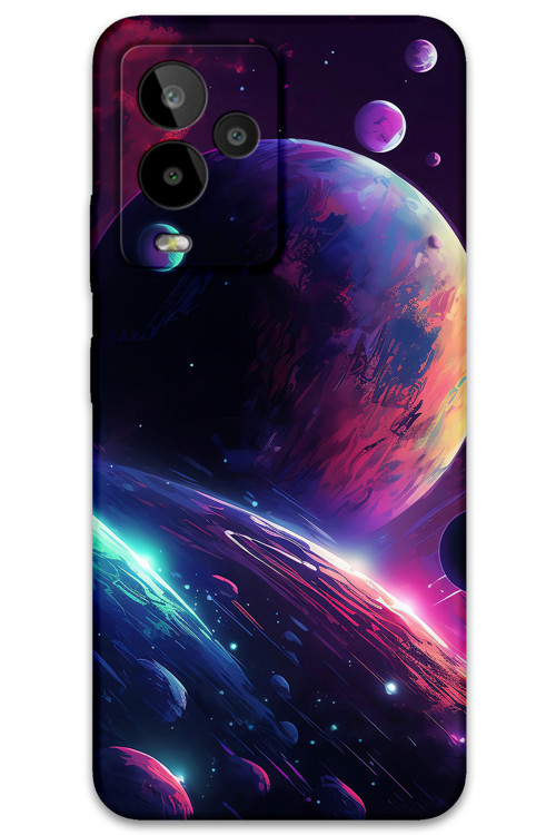 Gm 24 Pro Uyumlu Uzay Desenli Telefon Kılıfı + Ekran Koruyucu - 5862
