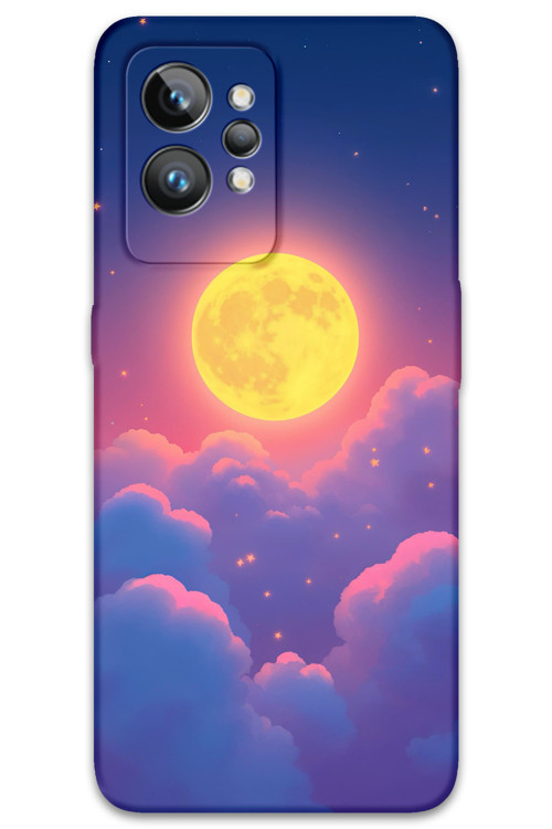 Realme Gt 2 Uyumlu Uzay Desenli Telefon Kılıfı + Ekran Koruyucu - 5869