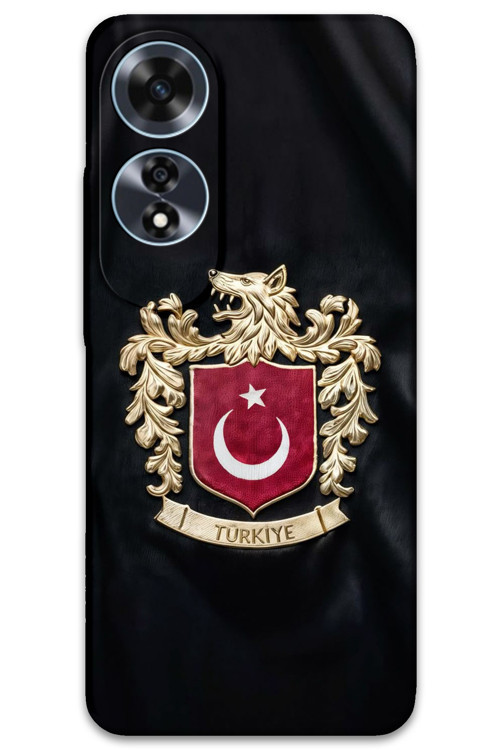 Oppo A60 Uyumlu Türk Desenli Telefon Kılıfı + Ekran Koruyucu - 5855