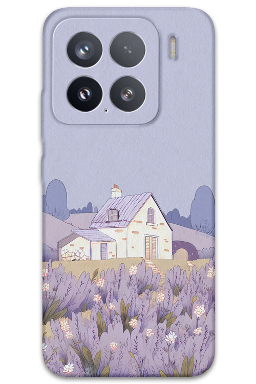 Xiaomi Mi 15 Uyumlu Çiçek Desenli Telefon Kılıfı + Ekran Koruyucu - 5800