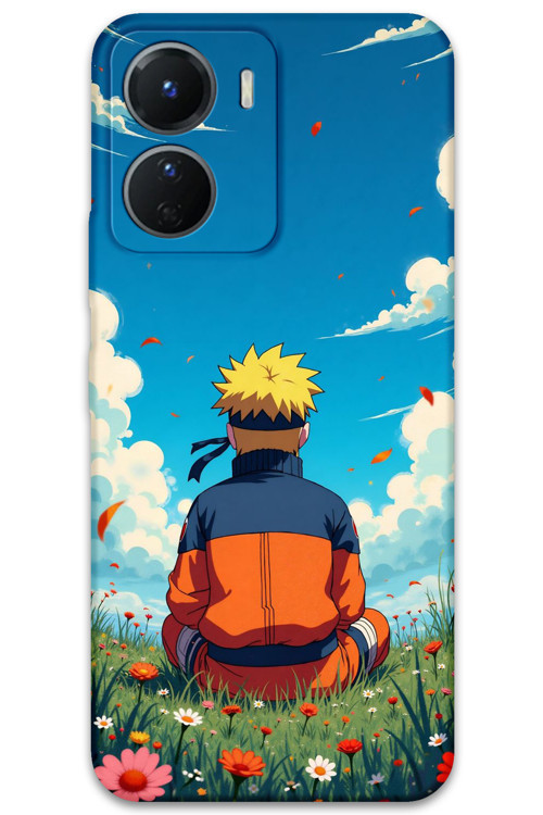 Vivo Y16 Uyumlu Anime Desenli Telefon Kılıfı + Ekran Koruyucu - 5747