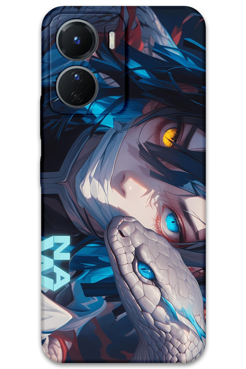 Vivo Y16 Uyumlu Anime Desenli Telefon Kılıfı + Ekran Koruyucu - 5748