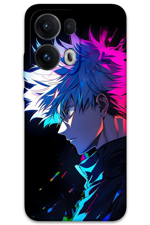 Oppo Reno 13 Pro 5G Uyumlu Anime Desenli Telefon Kılıfı + Ekran Koruyucu - 5906