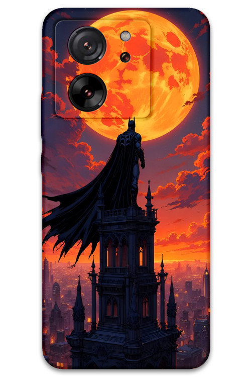 Xiaomi Mi 13T Uyumlu Batman Desenli Telefon Kılıfı + Ekran Koruyucu - 5829