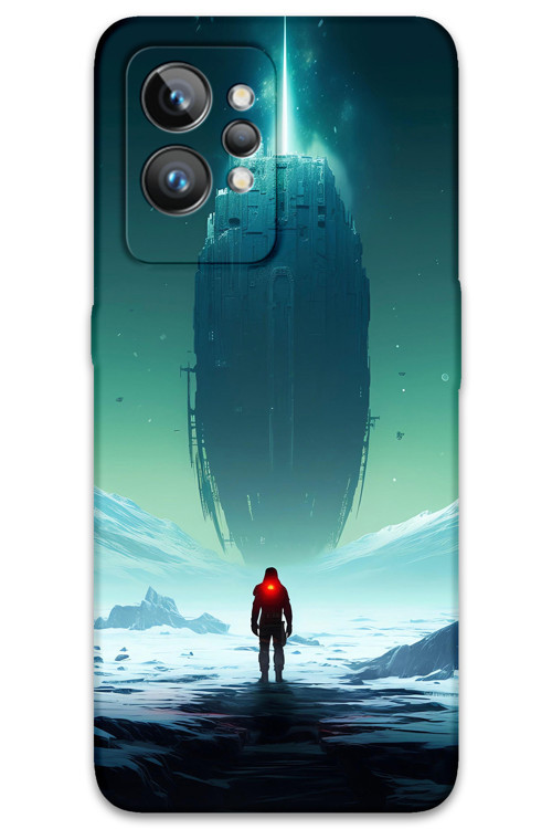 Realme Gt 2 Uyumlu Uzay Desenli Telefon Kılıfı + Ekran Koruyucu - 5864