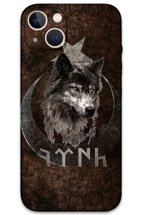 İphone 14 Uyumlu Türk Desenli Telefon Kılıfı + Ekran Koruyucu - 5853