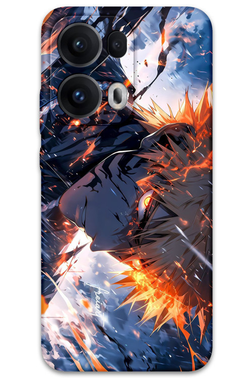 Oppo Reno 13 Pro 5G Uyumlu Anime Desenli Telefon Kılıfı + Ekran Koruyucu - 5914