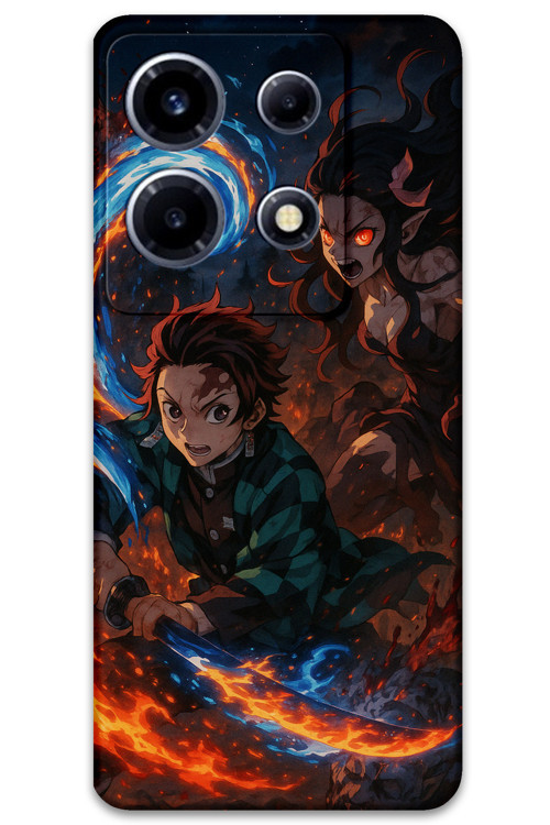 İnfinix Note 30 Vıp Uyumlu Anime Desenli Telefon Kılıfı + Ekran Koruyucu - 5745