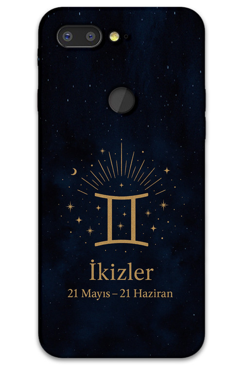 Gm 9 Pro Uyumlu İkizler Burcu Desenli Telefon Kılıfı + Ekran Koruyucu - 5770