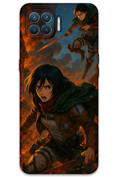 Oppo A73 Uyumlu Anime Desenli Telefon Kılıfı + Ekran Koruyucu - 5744