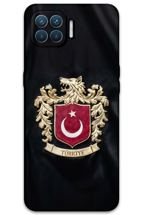 Oppo A73 Uyumlu Türk Desenli Telefon Kılıfı + Ekran Koruyucu - 5855