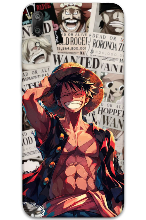 Huawei Y7 Prime 2019 Uyumlu Anime Desenli Telefon Kılıfı + Ekran Koruyucu - 5754