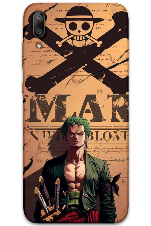 Huawei Y7 Prime 2019 Uyumlu Anime Desenli Telefon Kılıfı + Ekran Koruyucu - 5755