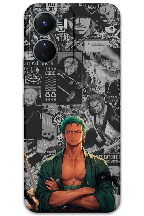 Vivo Y16 Uyumlu Anime Desenli Telefon Kılıfı + Ekran Koruyucu - 5756