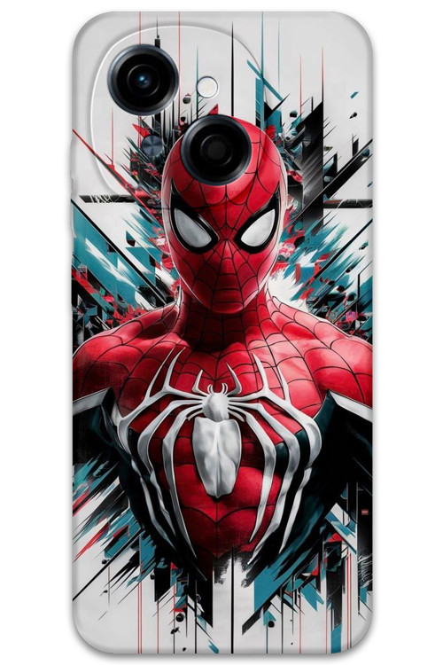 Tecno Spark Go 1 2025 Uyumlu Spiderman Desenli Telefon Kılıfı + Ekran Koruyucu - 5831