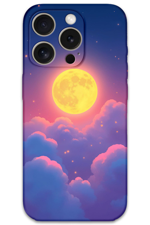 İphone 15 Pro Max Uyumlu Uzay Desenli Telefon Kılıfı + Ekran Koruyucu - 5869