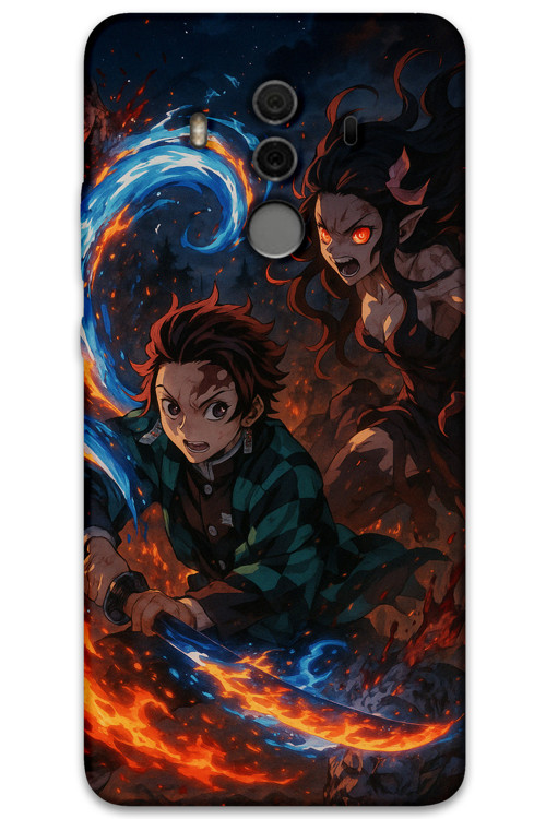 Huawei Mate 10 Pro Uyumlu Anime Desenli Telefon Kılıfı + Ekran Koruyucu - 5745