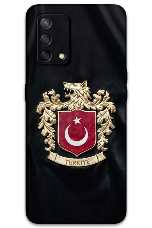 Oppo A74 Uyumlu Türk Desenli Telefon Kılıfı + Ekran Koruyucu - 5855