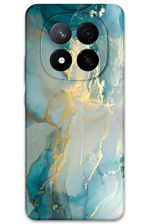 Poco X7 Uyumlu Mermer Desenli Telefon Kılıfı + Ekran Koruyucu - 5814