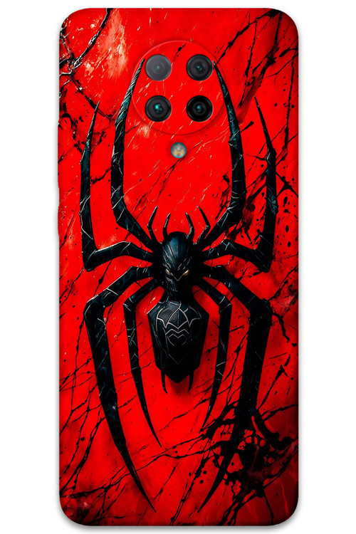 Poco F2 Pro Uyumlu Spiderman Desenli Telefon Kılıfı + Ekran Koruyucu - 5932