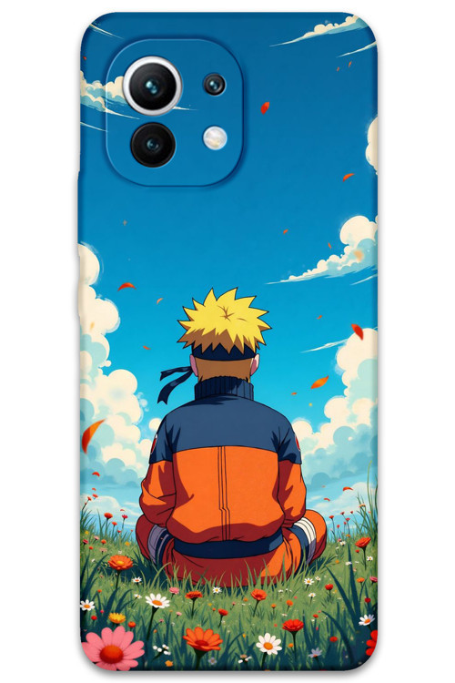 Xiaomi Mi 11 Uyumlu Anime Desenli Telefon Kılıfı + Ekran Koruyucu - 5747
