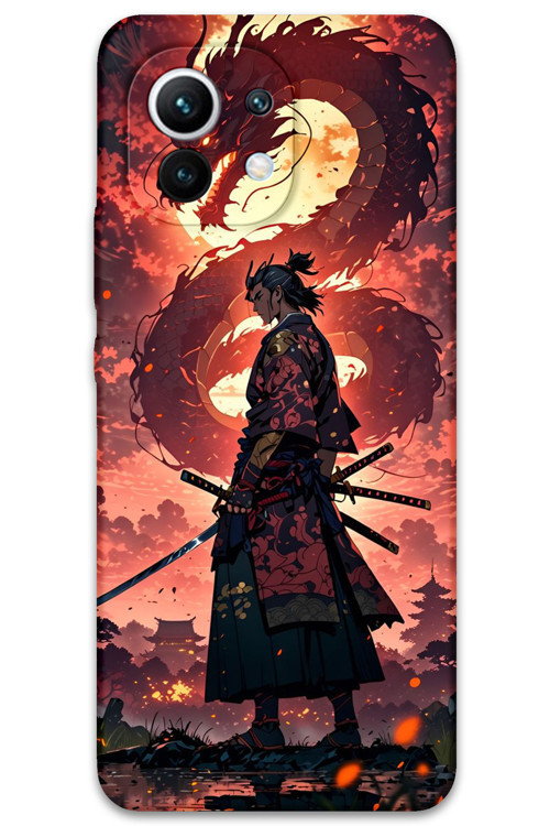 Xiaomi Mi 11 Uyumlu Anime Desenli Telefon Kılıfı + Ekran Koruyucu - 5751