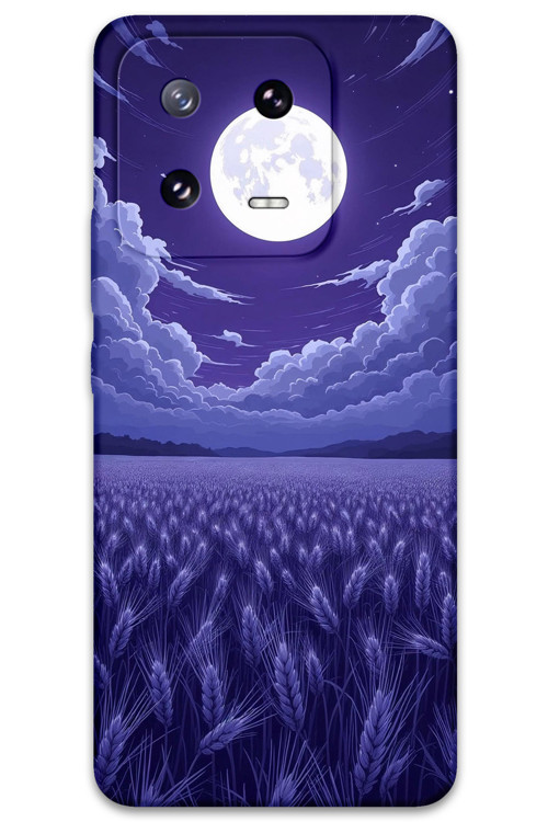 Xiaomi Mi 13 Uyumlu Çiçek Desenli Telefon Kılıfı + Ekran Koruyucu - 5797