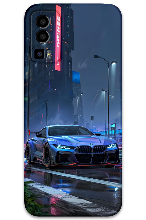 Gm 23 Uyumlu Araba Desenli Telefon Kılıfı + Ekran Koruyucu - 5767