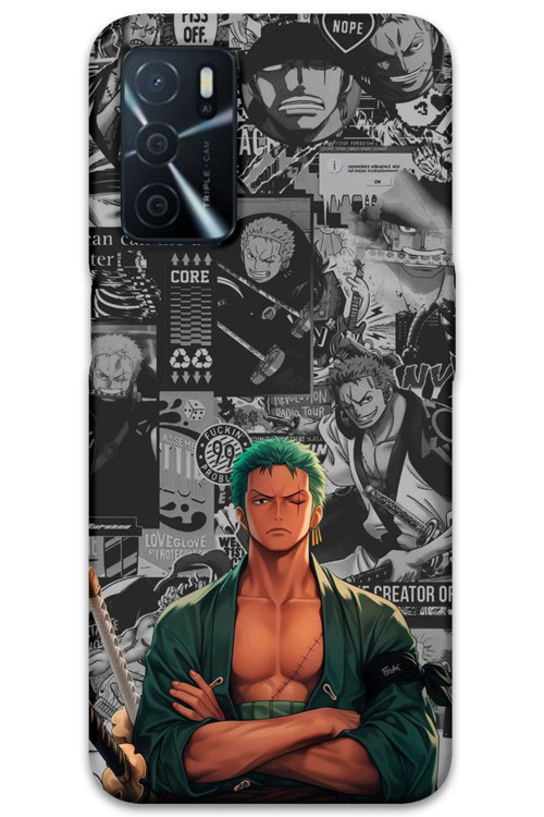 Oppo A16 Uyumlu Anime Desenli Telefon Kılıfı + Ekran Koruyucu - 5756
