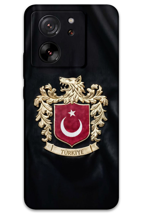 Xiaomi Mi 13T Uyumlu Türk Desenli Telefon Kılıfı + Ekran Koruyucu - 5855