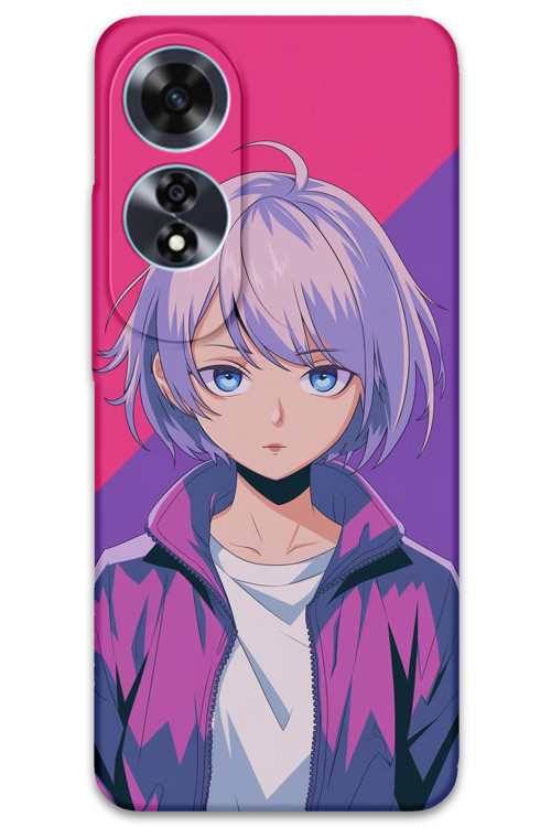 Oppo A60 Uyumlu Anime Desenli Telefon Kılıfı + Ekran Koruyucu - 5742