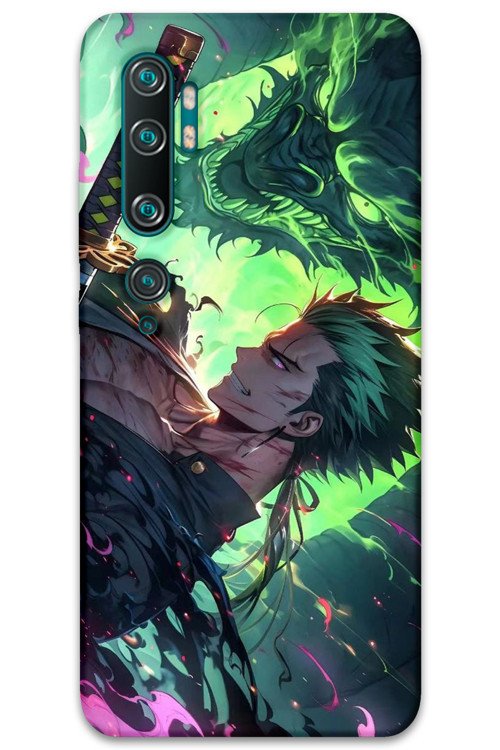 Xiaomi Mi Note 10 Uyumlu Anime Desenli Telefon Kılıfı + Ekran Koruyucu - 5896