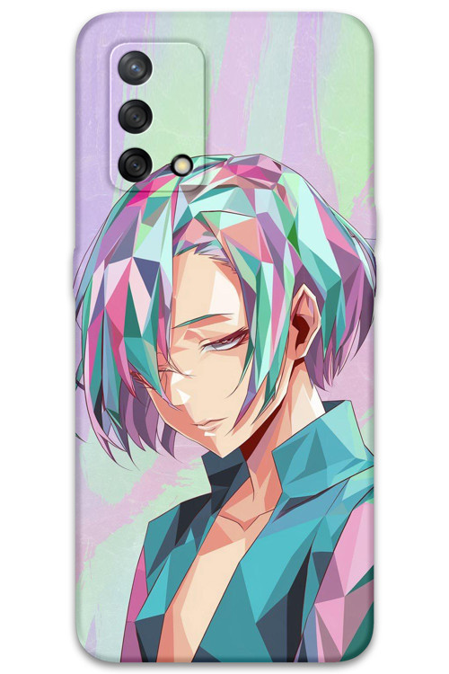 Oppo A74 Uyumlu Anime Desenli Telefon Kılıfı + Ekran Koruyucu - 5743