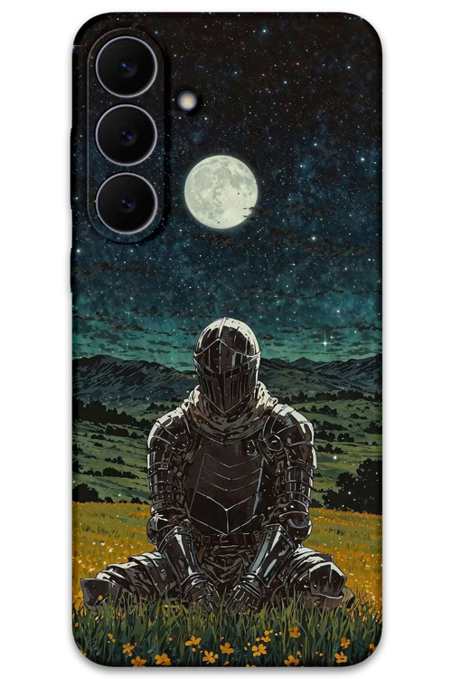 Galaxy S25 Fe Uyumlu Retro Desenli Telefon Kılıfı + Ekran Koruyucu - 5844