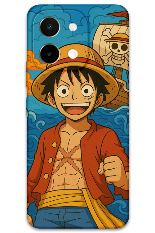 Vivo Y28 Uyumlu Anime Desenli Telefon Kılıfı + Ekran Koruyucu - 5753