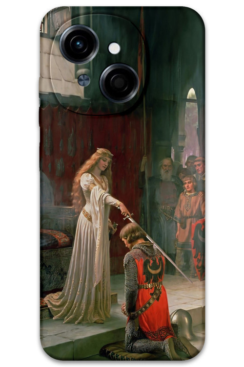 Tecno Spark Go 1 2025 Uyumlu Retro Desenli Telefon Kılıfı + Ekran Koruyucu - 5835