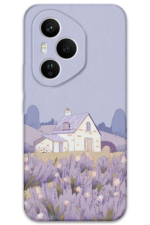 Honor 400 Pro Uyumlu Çiçek Desenli Telefon Kılıfı + Ekran Koruyucu - 5800