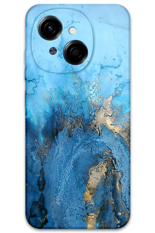 Tecno Spark Go 1 2025 Uyumlu Mermer Desenli Telefon Kılıfı + Ekran Koruyucu - 5812