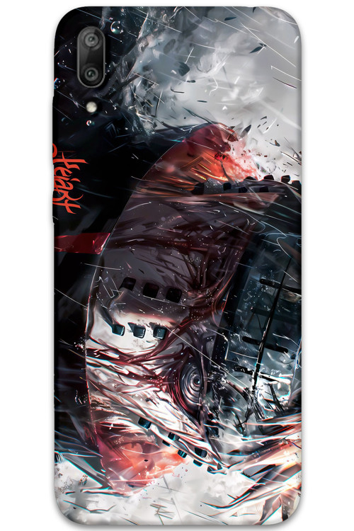 Huawei Y7 Prime 2019 Uyumlu Anime Desenli Telefon Kılıfı + Ekran Koruyucu - 5908