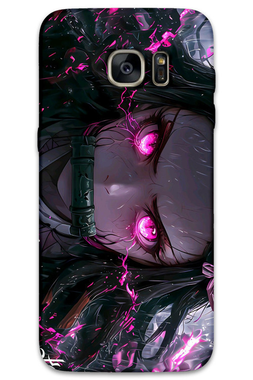 Galaxy S7 Edge Uyumlu Anime Desenli Telefon Kılıfı + Ekran Koruyucu - 5919