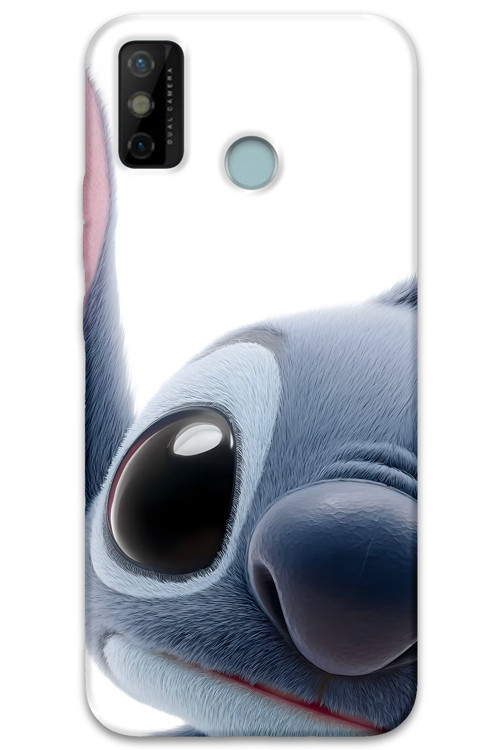 Tecno Spark 6 Go Uyumlu Stitch Desenli Telefon Kılıfı + Ekran Koruyucu - 5946