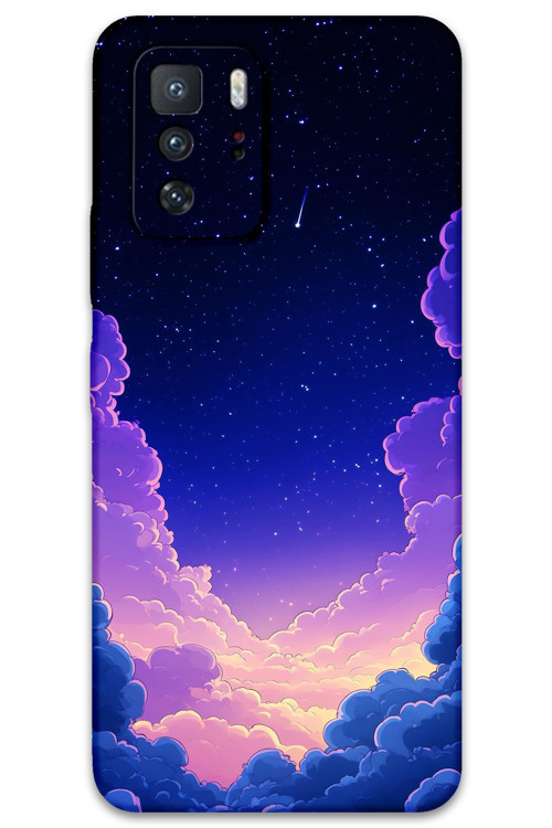 Poco X3 Gt Uyumlu Uzay Desenli Telefon Kılıfı + Ekran Koruyucu - 5867