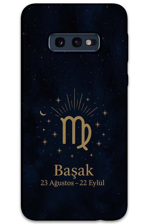 Galaxy S10E Uyumlu Başak Burcu Desenli Telefon Kılıfı + Ekran Koruyucu - 5773