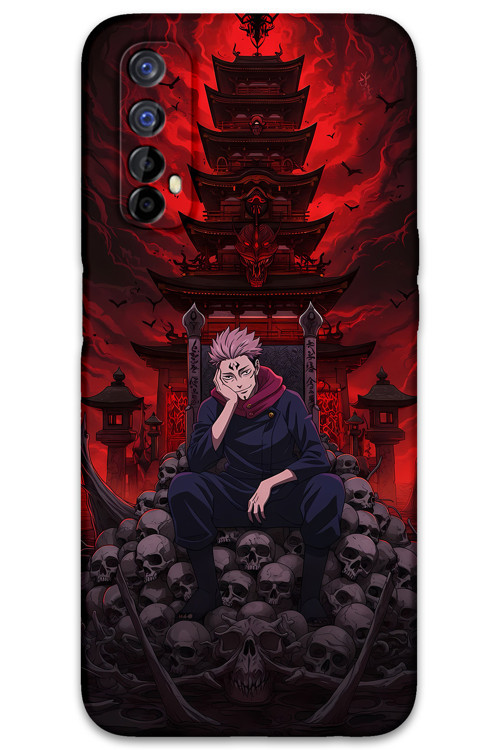 Realme 7 Uyumlu Anime Desenli Telefon Kılıfı + Ekran Koruyucu - 5903