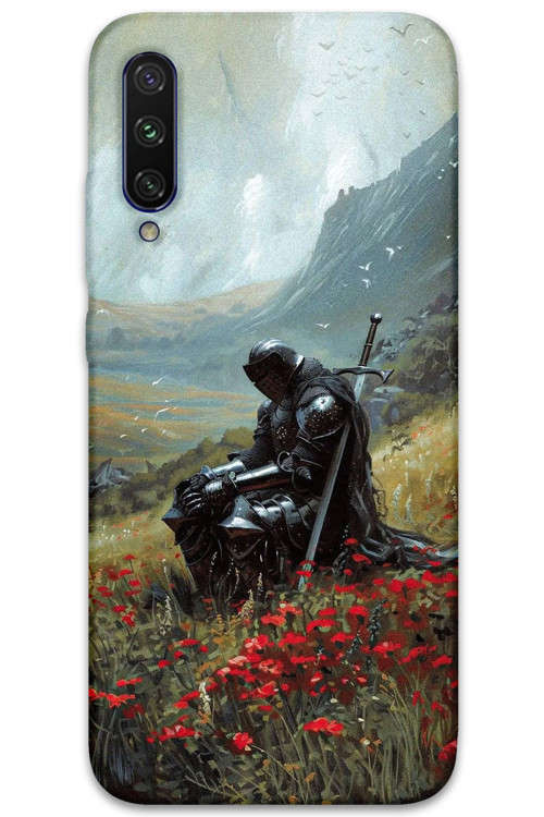 Xiaomi Mi A3 Uyumlu Retro Desenli Telefon Kılıfı + Ekran Koruyucu - 5840