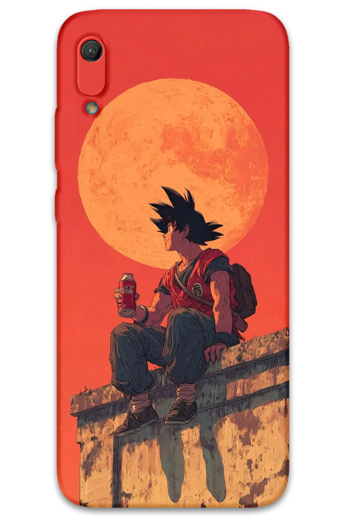 Huawei Y6 2019 Uyumlu Anime Desenli Telefon Kılıfı + Ekran Koruyucu - 5900